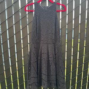 Mossimo Supply Co. Black Lace Midi Dress